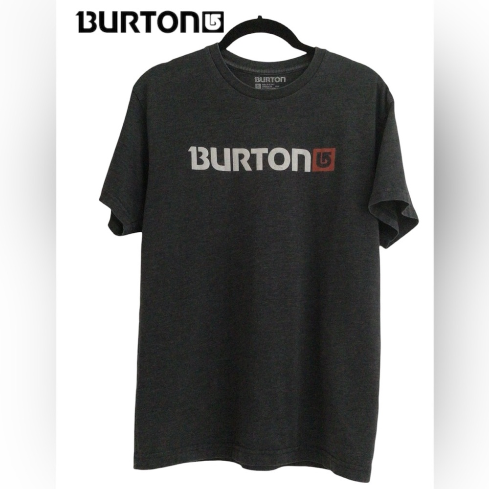🐝Burton Charcoal T-Shirt with Logo